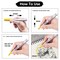 8 Pieces Paint Markers Pens Set, 8 Color Oil-Based Permanent Paint Marker, Medium Tip, Quick Dry and Waterproof Paint Pen for Rock Painting, Ceramic, Wood, Fabric, Plastic, Canvas, Glass, Mugs